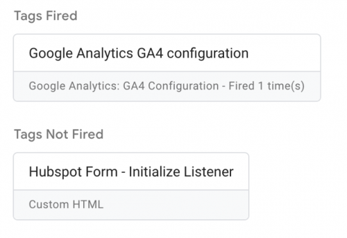 GTM Debug (Google Tag Manager preview mode)