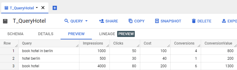 How to run N-gram analysis in BigQuery