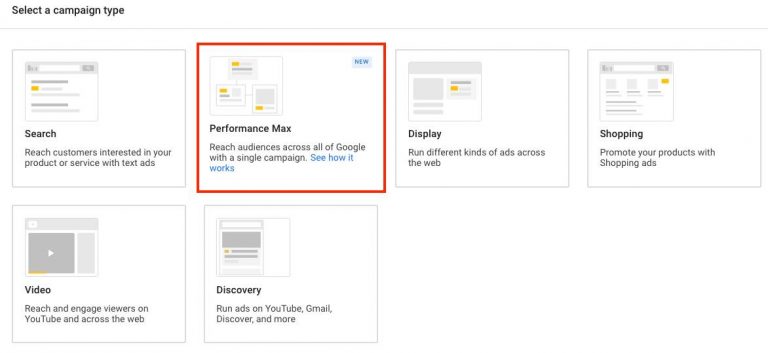 Setting up Google’s Performance Max campaigns