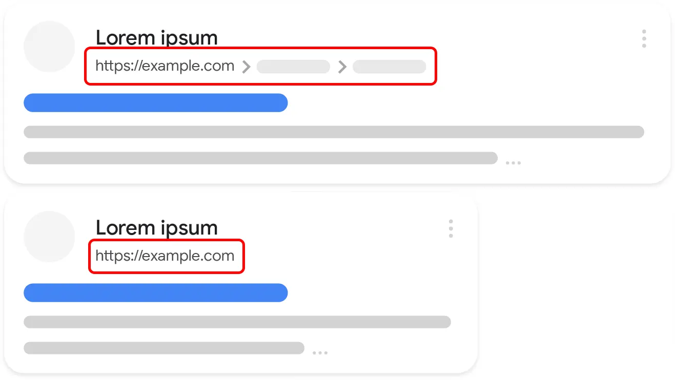 SERP breadcrumb updates on Google PEMAVOR