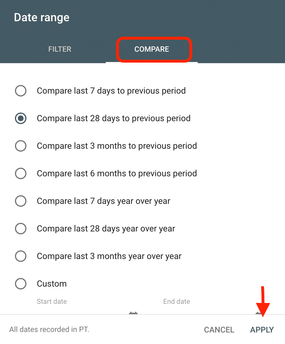 set data range